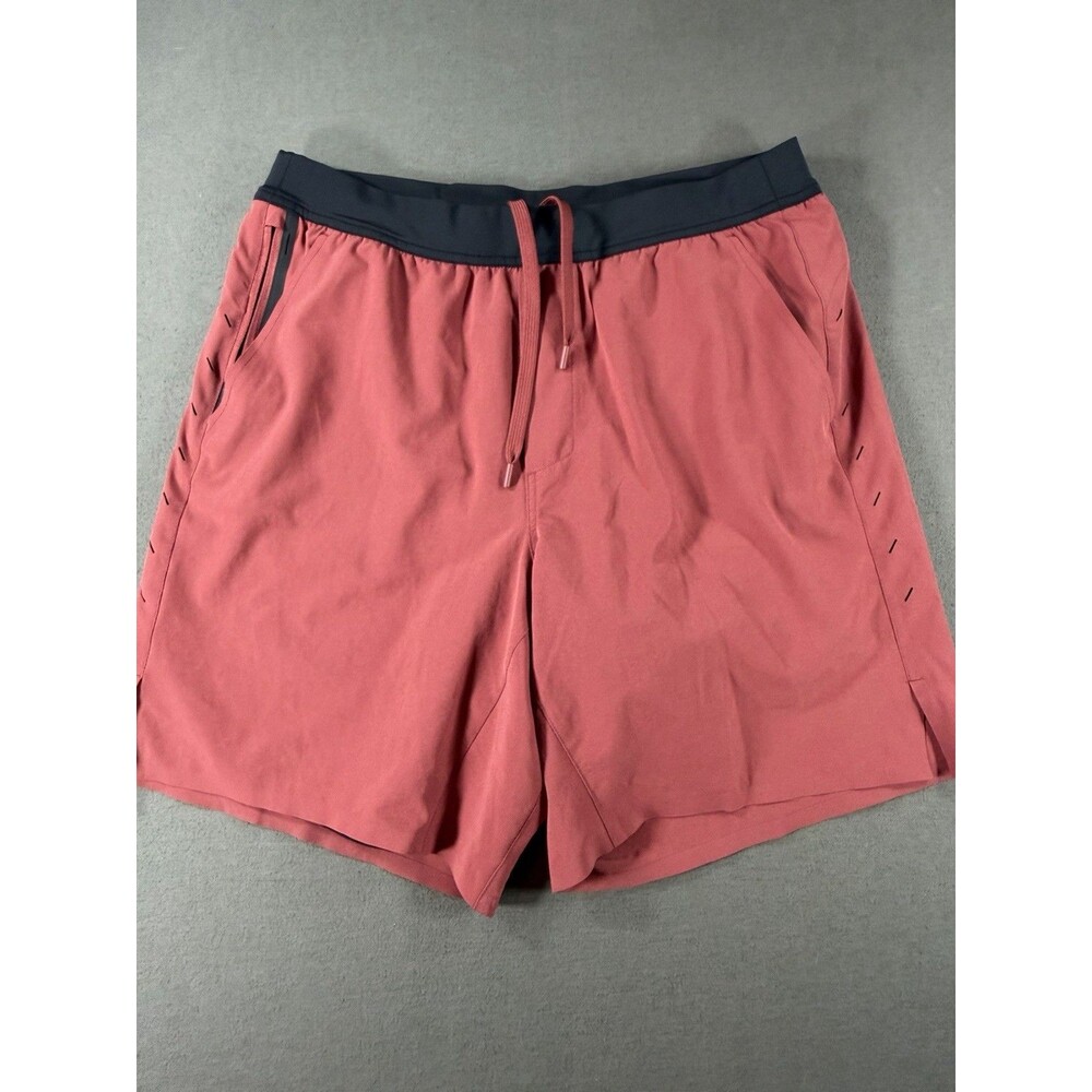 Ten Thousand Interval Shorts Men’s Medium 7” Lined Red Running Gym Training